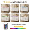 6 Drawer Dresser with Led Lights, Modern Dresser with 3 Open Shelves for Bedroom - 3 of 4