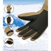 Alpine Swiss Mens Waterproof Gauntlet Snow Ski Gloves Winter Sport Snowboarding Windproof Warm 3M Thinsulate - 3 of 4