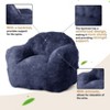 Large Bean Bag Chair for Kids Adults, Living Room Furniture Beanbag Couch Sofa, Soft Fluffy Faux Fur Bean Bag Lazy Sofa for Gaming Reading - 4 of 4