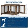 Dog Crate Furniture, 42.1" L Wooden Dog Kennel for Indoor Use, Stylish Dog Cage End Table - 2 of 4