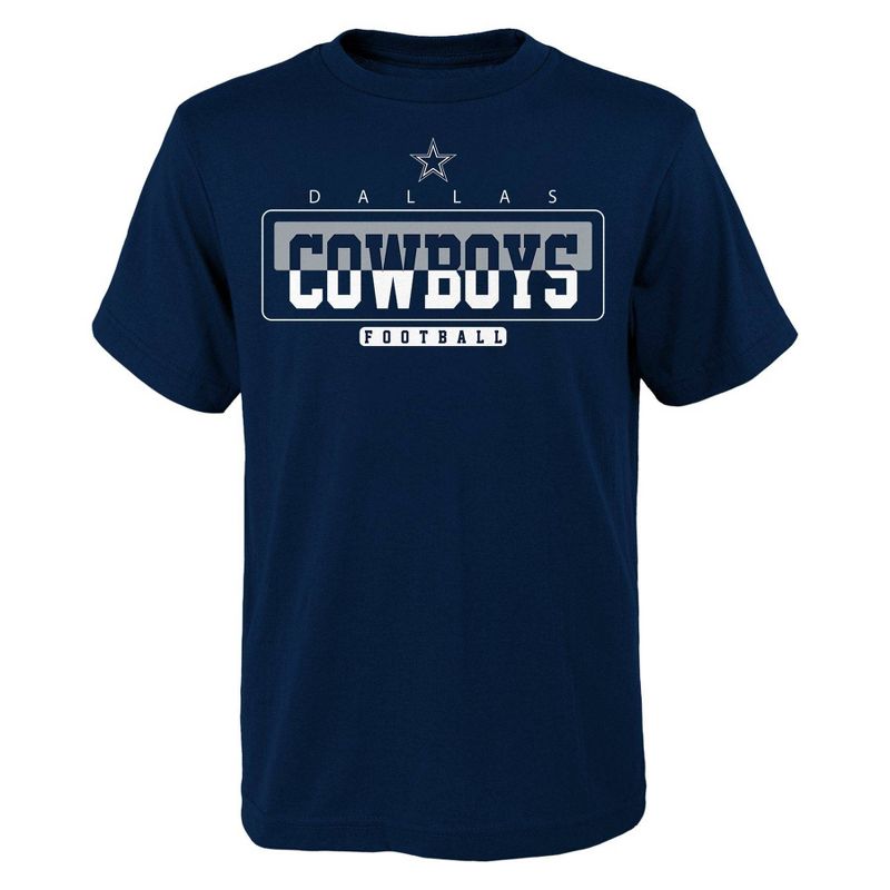 NFL Dallas Cowboys Boys&#39; Short Sleeve Cotton T-Shirt, 1 of 2