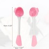 Unique Bargains Silicone Multifunction Handheld Facial Cleansing Brush 6.3"x1.57" 1 Pc - 4 of 4