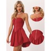 Allegra K Women's Strapless Mini Sweetheart Neck Zipper Front Party Dress - 2 of 4