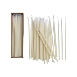 Storied Home Unscented Thin Taper Candles in Box - 1 of 2