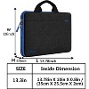 Hachikiko 13-14 Inch Water Resistant Laptop Sleeve - 5-Layer Protection Case for MacBook Pro 14 (M4/M3/M2/M1) & 13-14" Notebooks - 4 of 4
