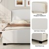 Queen Size Upholstered Bed with Generously-sized Wingback - 4 of 4