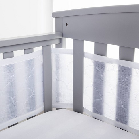 Breathable mesh clearance mini crib liner