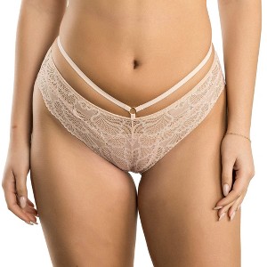 PARFAIT Olivia P4005 Cheeky Lace Hipster With Waist Detail - Black - 1 of 4