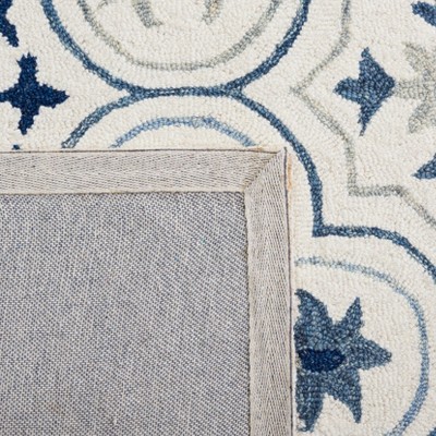 Ivory Sage 8' x 10' Hand-Tufted Wool Rectangular Area Rug