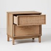 Wood & Cane Transitional Nightstand - Hearth & Hand™ with Magnolia - image 4 of 4