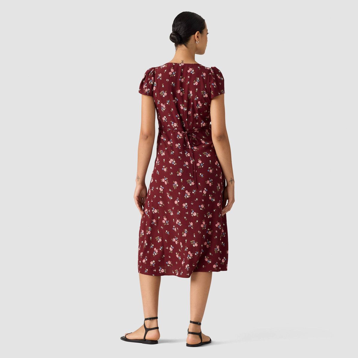 Levi's® Women's Dresses Lilith Midi - Red Floral - thumbnail 2