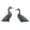 SPI Home Lucky Duckies Garden Pair – Whimsical Hand-Painted Cast Aluminum Ducks, Outdoor Patio Décor, 14.5" Tall Nature-Inspired Figurines - 2 of 3