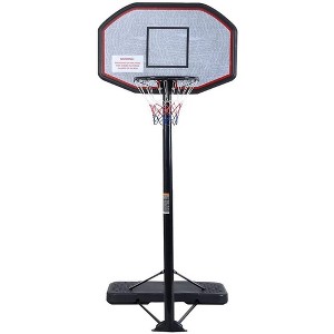 Basketball Hoop System w/Wheels,Height Adjustable Basketball Stand for Teens Adults Indoor Outdoor - 1 of 4