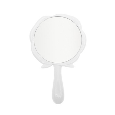 Unique Bargains Rose Flower Handheld Mirror 1 Pc