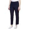 Alfred Dunner , Petite Women's Classic Allure Slim Fit Pant With Elastic Comfort Waistband - 3 of 4