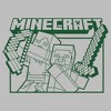 Juniors Womens Minecraft Steve and Alex Attack T-Shirt - image 2 of 4