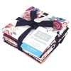 Hudson Baby Infant Girl Flannel Washcloths, Blush Navy Floral 10Pk, One Size - 2 of 4