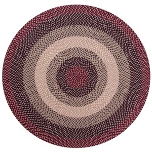 Woodbridge Braid Collection 100% Wool Durable Mildew & Moisture Resistant Reversible Indoor Area Utility Rug - Better Trends - 1 of 3