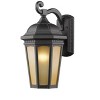 Chloe Lighting Telsa Transitional 1 Light Black Outdoor Wall Sconce 13" Height - 4 of 4