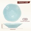 Unique Bargains Ceramic Decorative Water Pattern Mini Candy Serving Platter 4.25" - 2 of 4