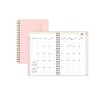 Day Designer 2024-25 Weekly/Monthly Planner 8"x5" Wirebound Blush: Agenda for Adults, July-June, Pink, 5x8 Paper - 4 of 4
