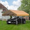 Heavy Duty Carport,Portable Garage,UV Resistant & Waterproof,Carports for Car,Boat,Party,Gray - 3 of 4