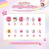 Saviland Kids 7-Pack Press-On Nails Kit - 84PCS Pre-Glued Child-Safe Short Nails with Glitter Designs for Girls 5-9 Years.(Holiday Gift Set) - 4 of 4