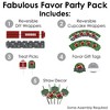 Big Dot of Happiness End Zone - Football - Baby Shower or Birthday Party Favors and Cupcake Kit - Fabulous Favor Party Pack - 100 Pieces - 2 of 4
