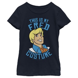 Girl's Scooby Doo This Is My Fred Costume T-Shirt - 1 of 3