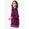 Jessica London Women's Plus Size Fine Gauge Cardigan - 4 of 4