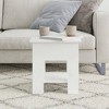 vidaXL Coffee Table White Engineered wood Storage Coffee Table - 3 of 4