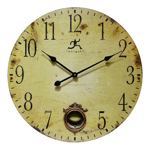 Cottage Grove 24 Wall Clock Tan Infinity Instruments Target