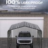 GustoWave 13'X20' Heavy Duty Metal Carport, Garage Shelter with Galvanized Roof for Cars, Trucks - 3 of 4
