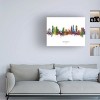 Trademark Fine Art Michael Tompsett 'Sao Paulo Skyline Brazil Named' Canvas Art - 3 of 4