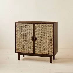 Palermo Cabinet Daisy Webbing Brown - Opalhouse™ designed with Jungalow™