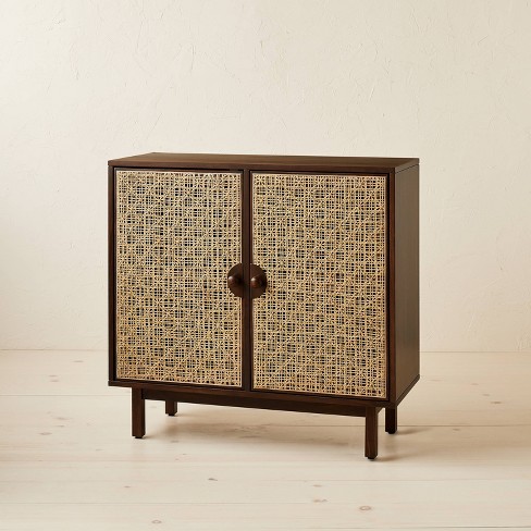 Palermo Cabinet Daisy Webbing Brown - Opalhouse™ designed with Jungalow™ - image 1 of 4