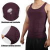 Unique Bargains Men Body Slimming Tummy Shaper Underwear Stretch Shapewear Waist Girdle Shirt Nylon - 3 of 4