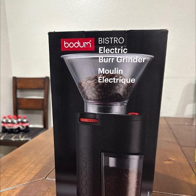 Bodum Bistro Conical Burr Electric Coffee Grinder Black: 12