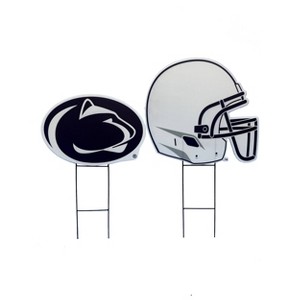NCAA Penn State Nittany Lions Logo and Helmet 2pk Yard Sign Set - 1 of 1