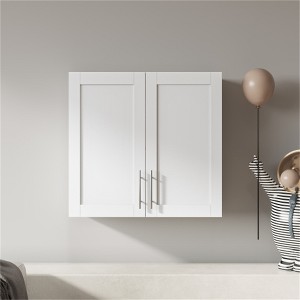 SKRAN Stackable Wall Mounted Storage Cabinet, 11.81" D x 31.50" W x 29.92" H- MDF Material - 1 of 4