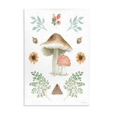 Stupell Industries Moth & Mushrooms Painting Wall Plaque Art