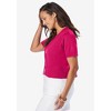 Jessica London Women's Plus Size Jewel-Neck Shrug - 4 of 4