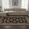 Brown Tan And Orange Floral Hand Tufted Area Rug - 2 of 4