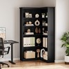 YESFASHION 72"L-Shaped 5-Tier Corner Bookshelf, Wood Bookcase with Anti-Tip Safety for Living Room & Office, Easy Assembly Storage Shelf - 4 of 4