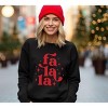Simply Sage Market Women's Graphic Sweatshirt Whimsical Fa La La - 2 of 4
