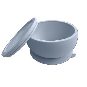 Toddler Plates - Suction Silicone Bowl with Lid - Octopod - 1 of 4