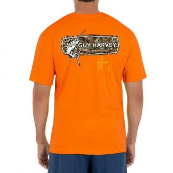 Guy Harvey Men's Retro Billfish Short Sleeve Performance Fishing Shirt :  Target