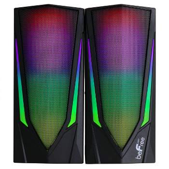 Link Syncwave Led Wireless Synchronized Portable Speakers Immersive Sound  360° Hd Sound Great For Bedroom Dorm Pool Bbqs Beach Picnics & More- 2 Pack  : Target