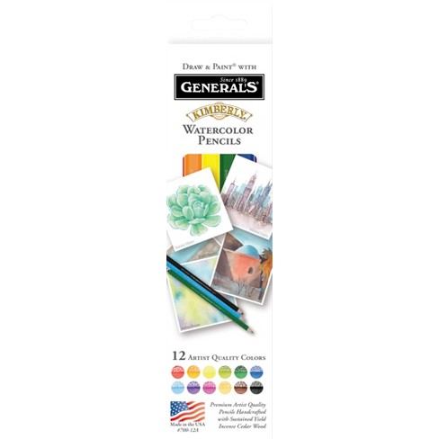 Kimberly Watercolor Pencils, Assorted Colors, Set Of 12 : Target
