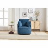 Lyngins Modern Upholstered Single Sofa Swivel Chair with Pillows/Cushion,Accent Chair for Living Room,Bedroom,Office - 3 of 4